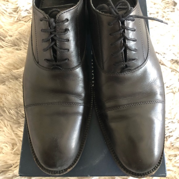 Cole Haan Williams Cap Toe. Size 12 M. Black leather cap toe Oxford. - Picture 2 of 7